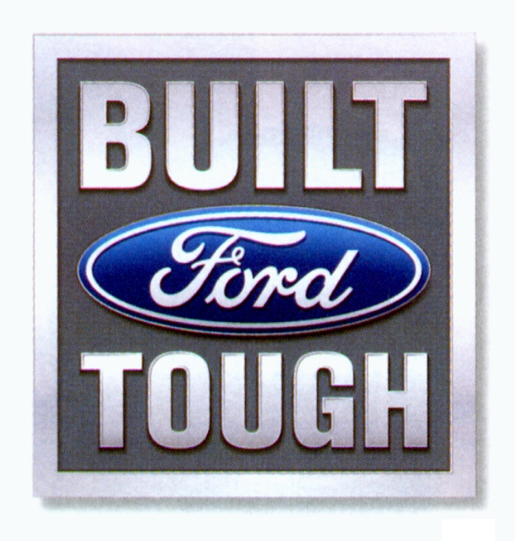DECAL-BUILT FORD TOUGH STATIC PKG OF 5